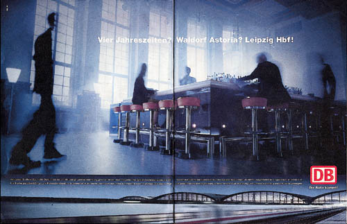 realitätsfremde Werbung machte die DB-AG